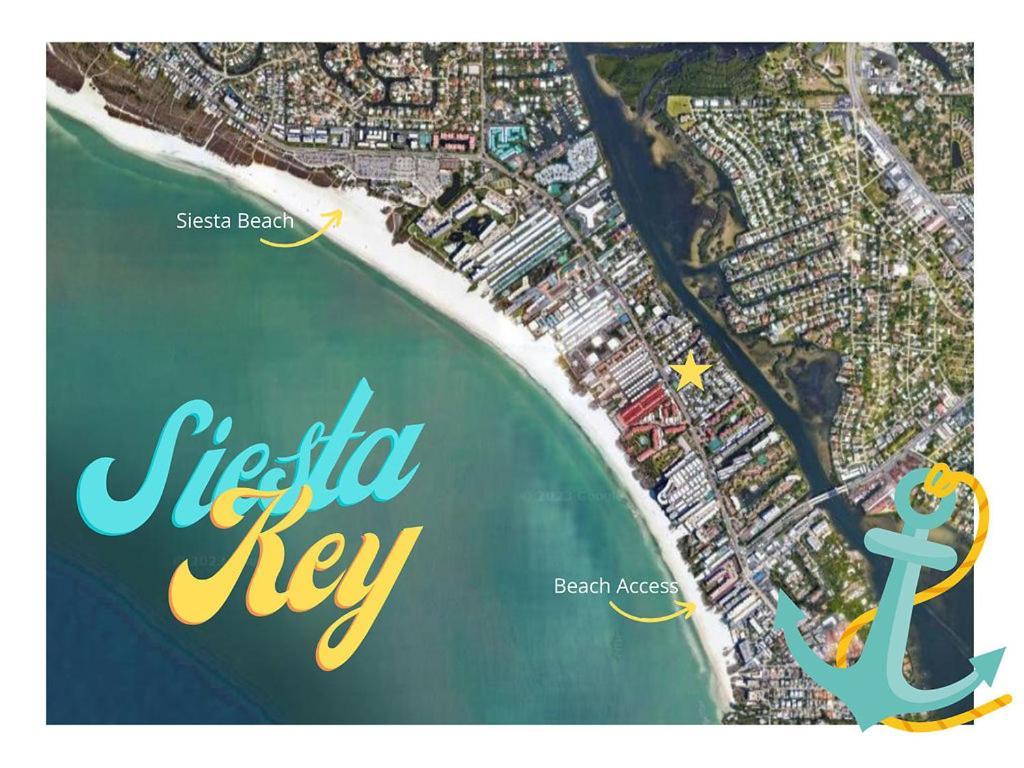 Апартаменты Siesta Key Escape Ground Floor Steps To Heated Pool And Free Trolley Экстерьер фото