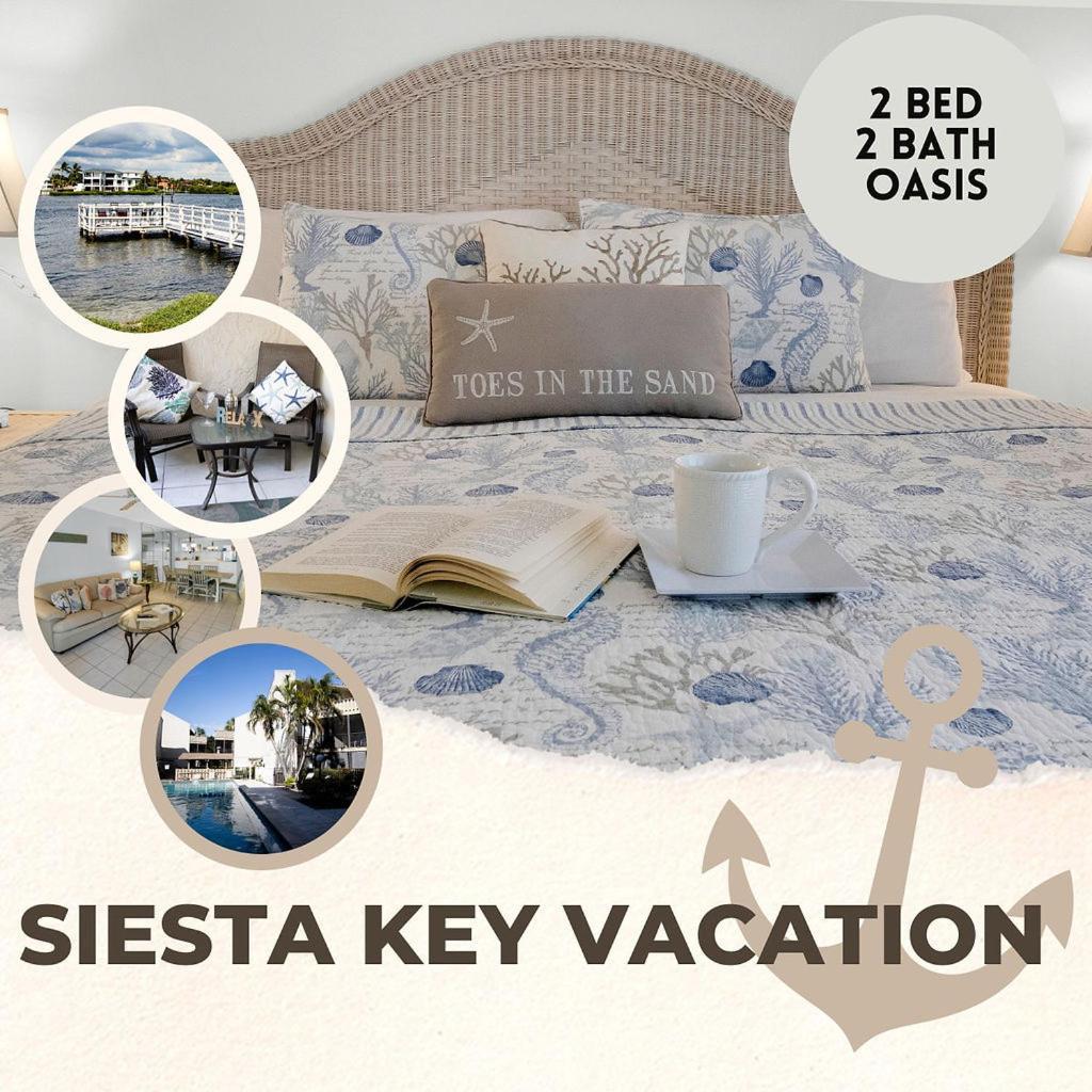 Апартаменты Siesta Key Escape Ground Floor Steps To Heated Pool And Free Trolley Экстерьер фото